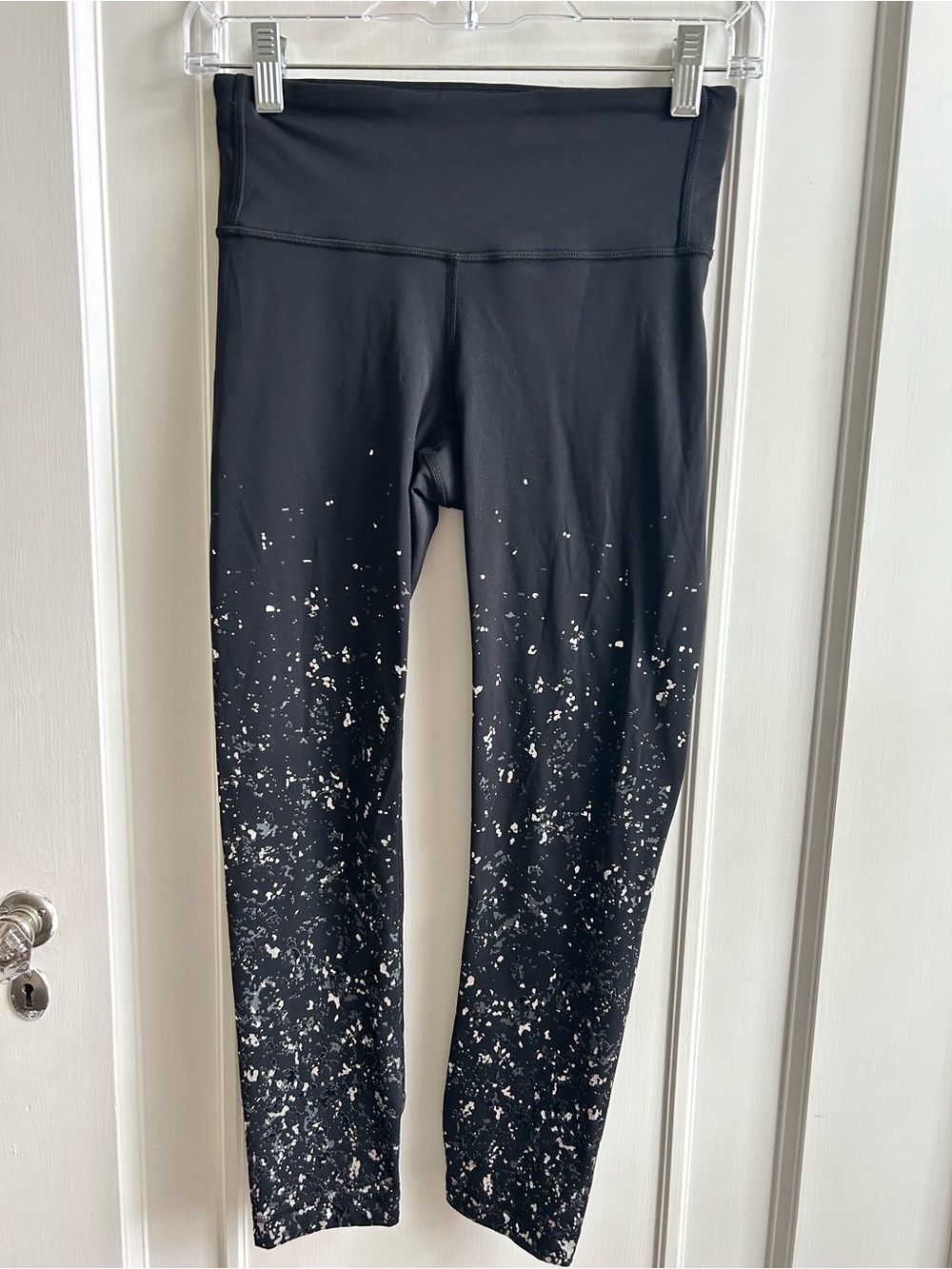 Lululemon Speed Wunder Mid Rise Crop 23" *Speckle Shine Size 4